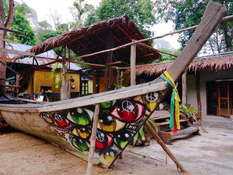 Chill Out Bar & Bungalow Hotell Railay-stranden Eksteriør bilde